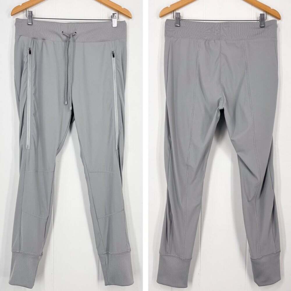 Mac Jeans Jogger Future 2.02 Track Pant Size 8 Drawstring Pockets Stretchy Gray